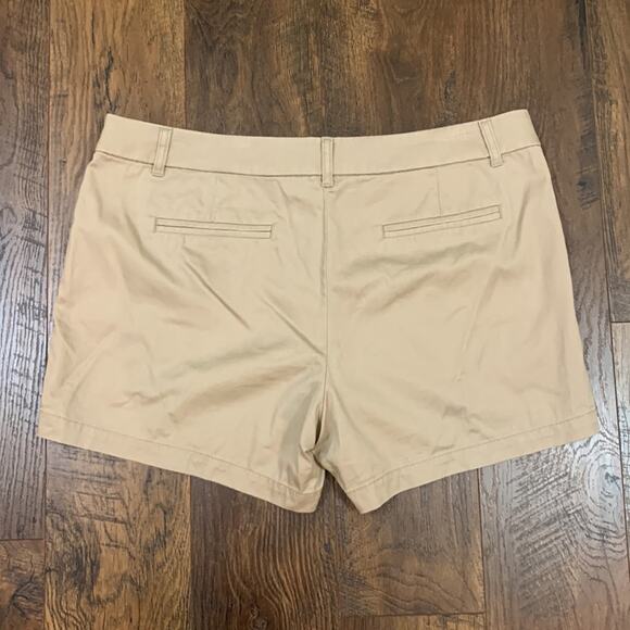 J Crew Factory Cotton Chino Tan Shorts - Picture 6 of 6
